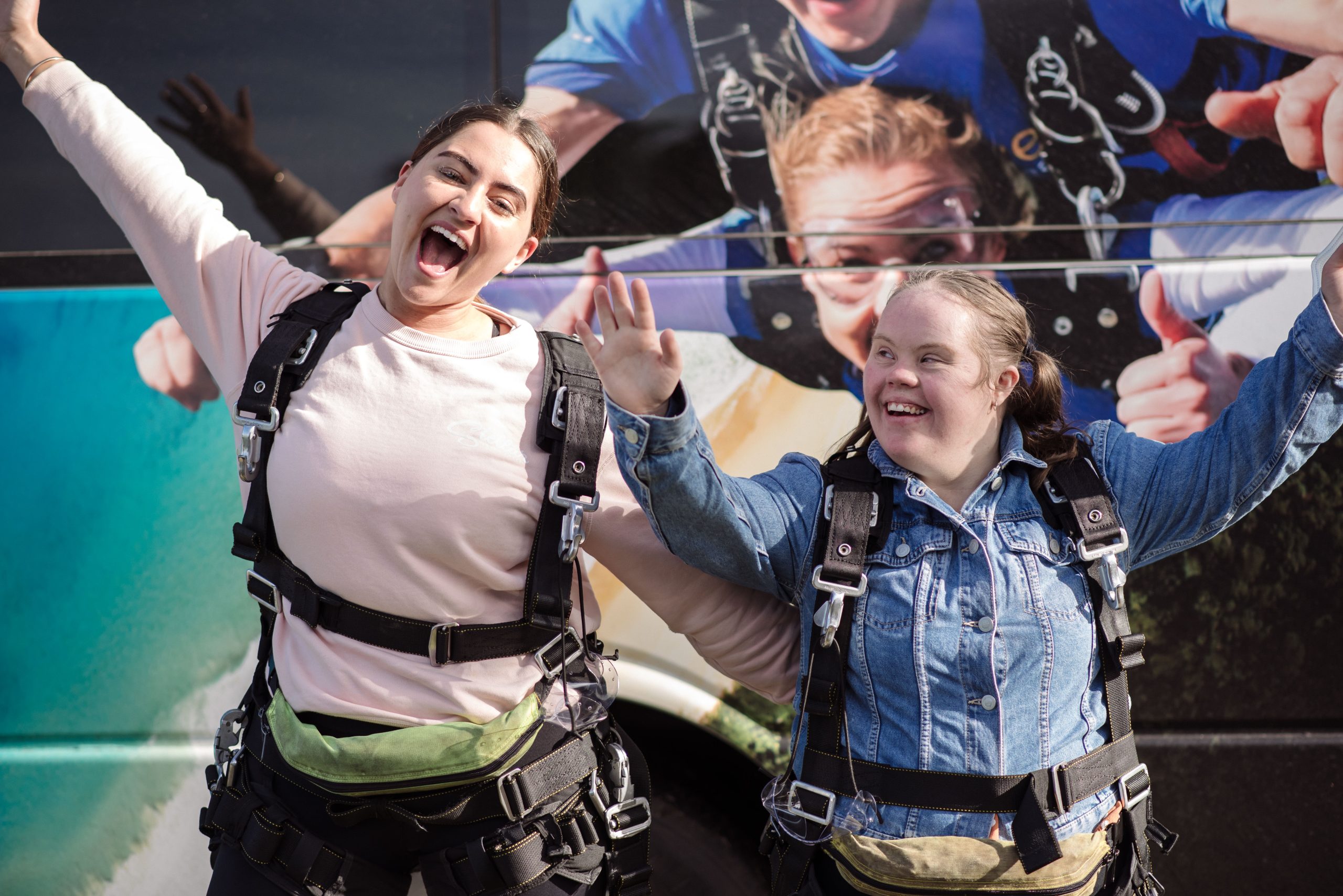 Accessible skydive friends