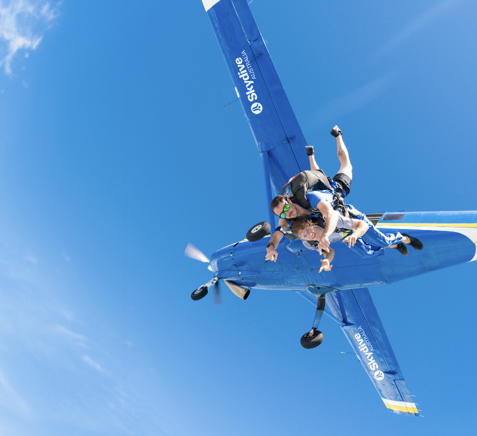 Skydive Australia | Jumping out of the plane