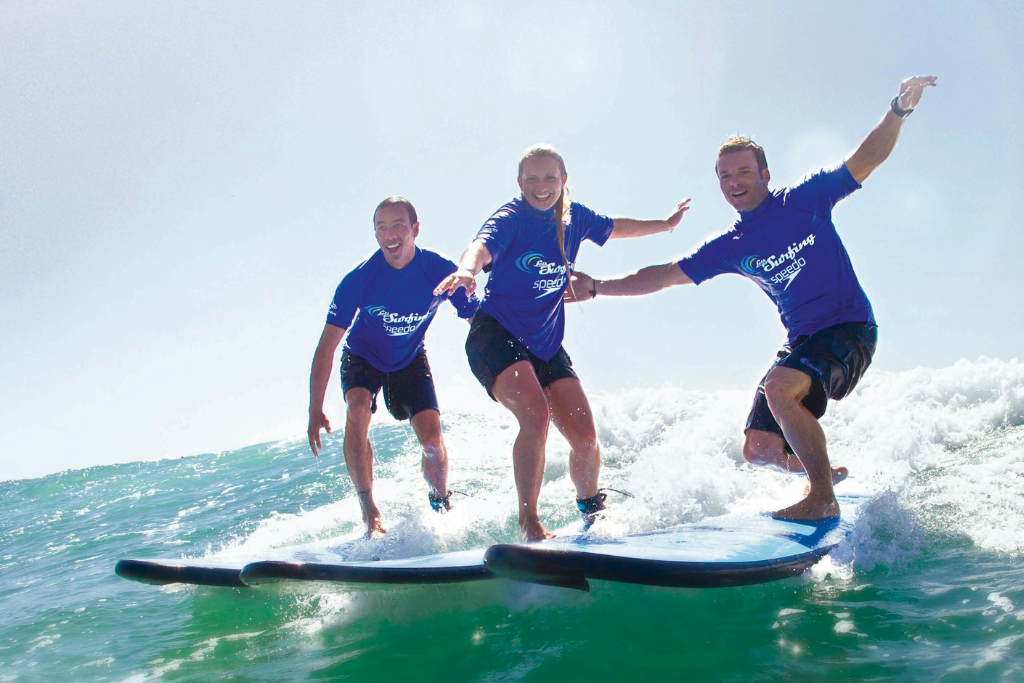 Lets Go Surfing and Skydiving